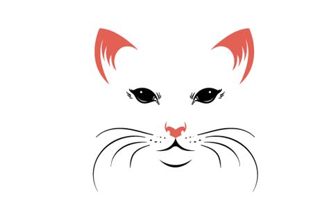 Download Floating Cat Face SVG File - SVG Design Silhouette