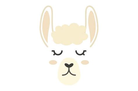 Download Floating Llama Face SVG File - SVG Design Cricut SVG