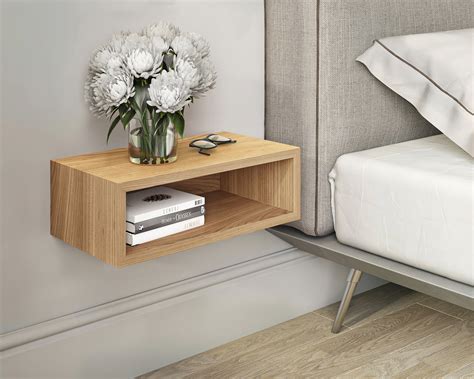 Floating Nightstand made of Wood