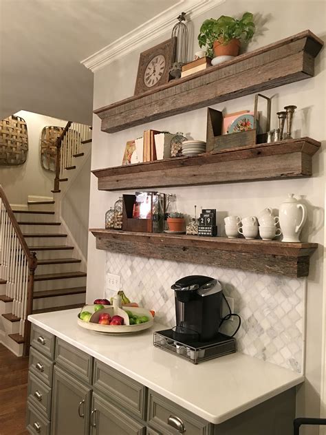 DIY FLoating Wood Shelves Simply Beautiful By Angela