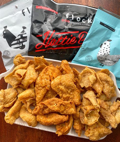 Satisfy your Cravings with Juicy Flock Chicken Skin Chips - a Taste Sensation that Will Leave You Begging for More!