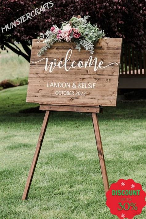 Unleash Romance and Elegance: Elevate Your Wedding with our Stunning Floor Easels for Signage