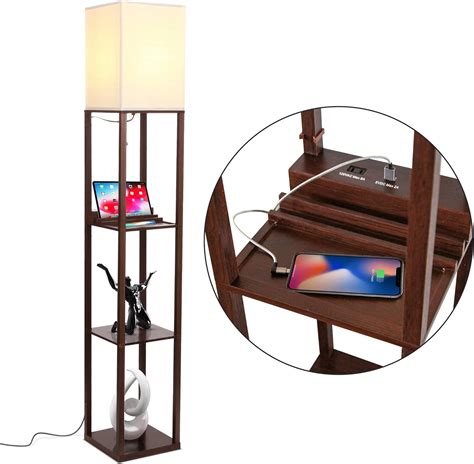 Floor Lamp with USB Ports