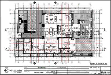 Floor Plan Detail Drawing