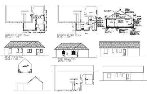 Floor Plan Rear Elevation