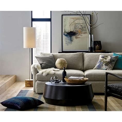 Floor lamp on sofa