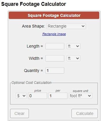 Flooring Estimates Calculator