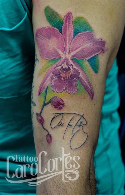 Flor Cattleya Tatuaje