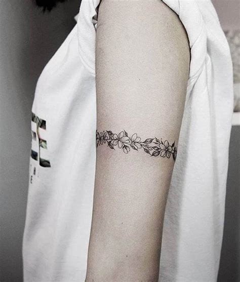 Floral Band Tattoo
