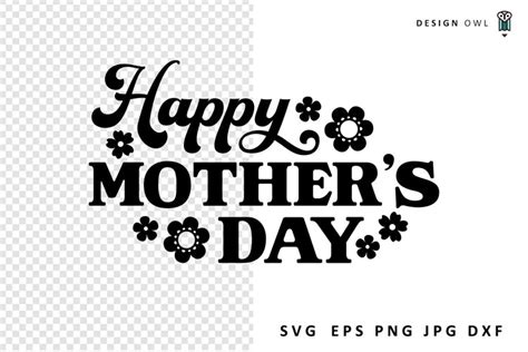Download Floral Border Happy Mother's Day SVG File - SVG Design Commercial Use Free PSD Mockups