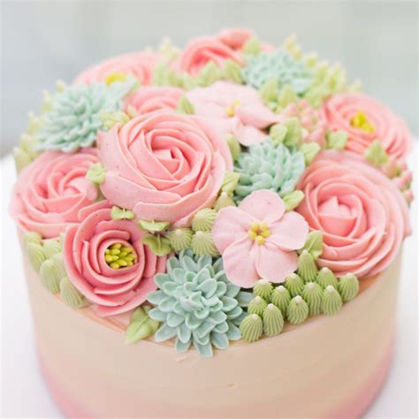 Floral Buttercream Cake
