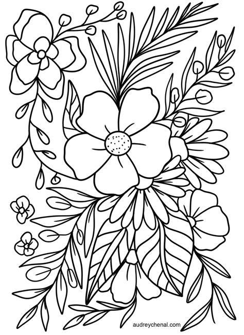 Floral Coloring Pages