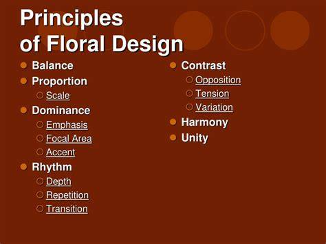 Floral Design Principles