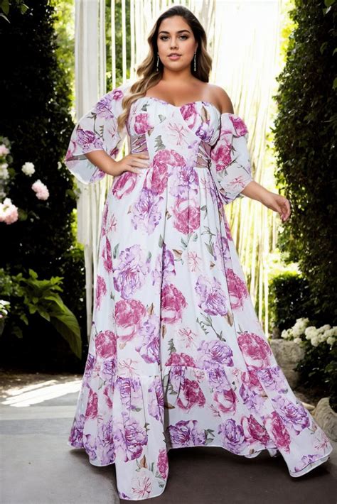 Floral Dress For Plus Size