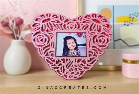 Download Floral Heart Frame For Crafts