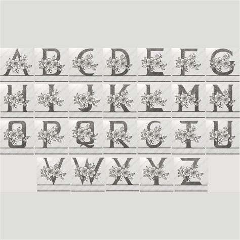 Download Floral Monogram DXF Files
