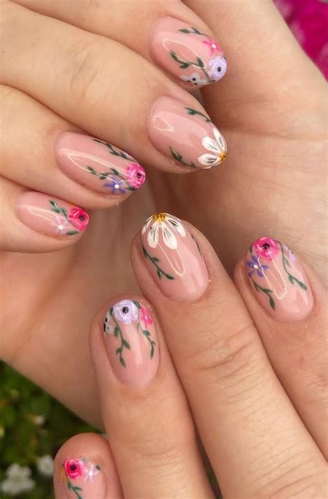 Floral Nails