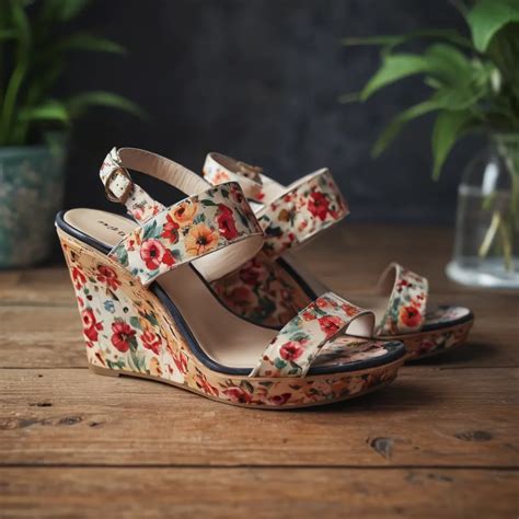 Floral Print Sandals
