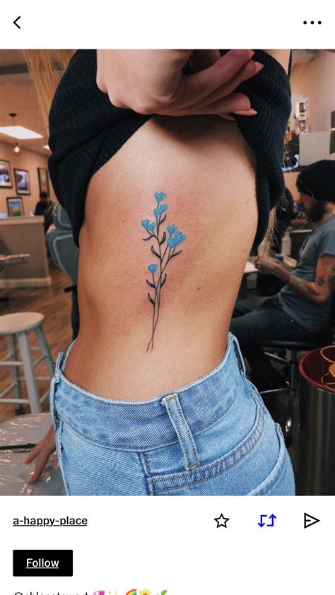 Floral Rib Tattoo