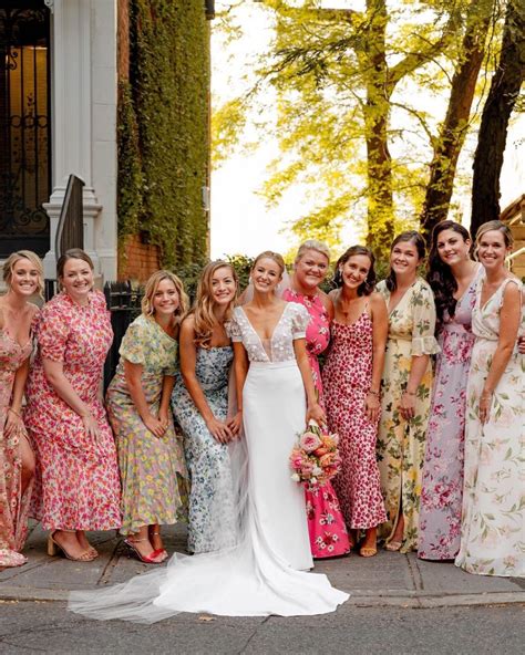 Floral Spring Bridesmaid Dresses
