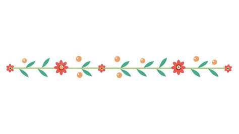 Floral Underlines for Website Design