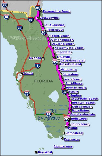 I95 Florida Traffic Maps and Road Conditions