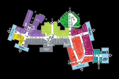 Mall Map of The Florida Mall®, a Simon Mall Orlando, FL Florida
