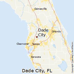 Florida Map Dade City