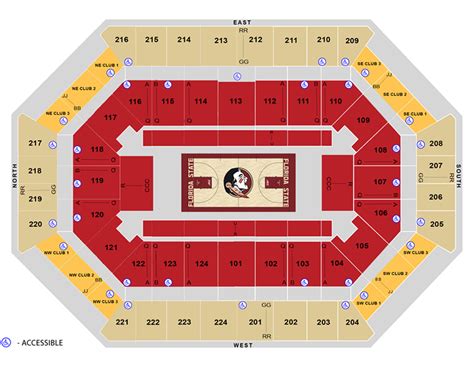 Florida State Seating Chart