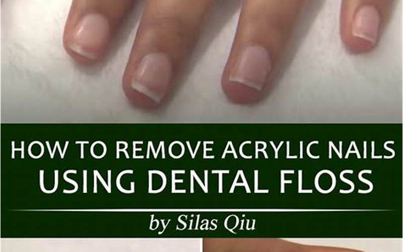 Flossing Technique For Removing Acrylic Toenails