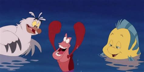 Flounder and Sebastian Scenes