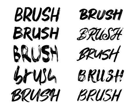 Create Professional Flowcharts with Stunning Flowchart SVG Brush Font - Unleash Your Creativity Today!