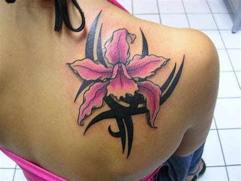 89 Superb Flowers Tattoos On Back