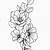 Flower Outline Tattoo