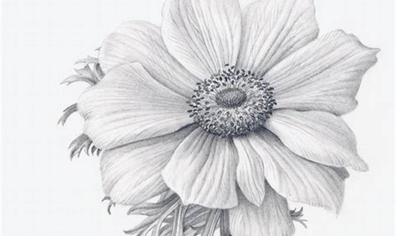 Flower Pencil Art: The Beauty of Nature Captured in Color
