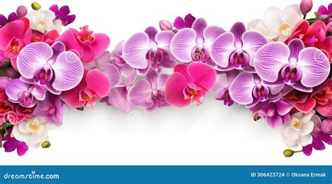 Flower Border Orchids