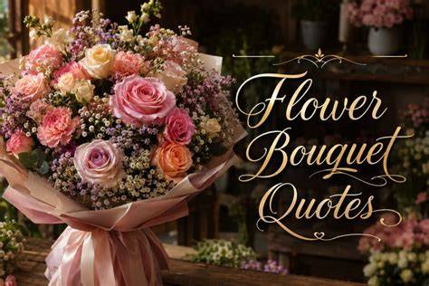 Flower Bouquet Quote Table