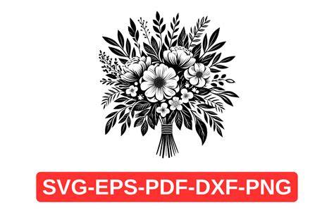Spring into Blooming Beauty: Discover Stunning Flower Bouquet SVG Designs!