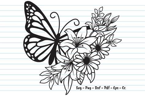 92+ Flower Butterfly SVG, Butterfly In SVG Floral Butterfly Flowers SVG Spring. Moon SVG Butterfly SVG Crescent Moon SVG With Flowers And Butterflies