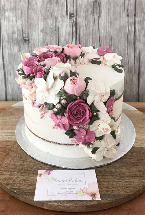 Flower Cake Arrangement Inspiration