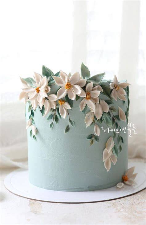 Flower Cake Blue: Design Inspiration