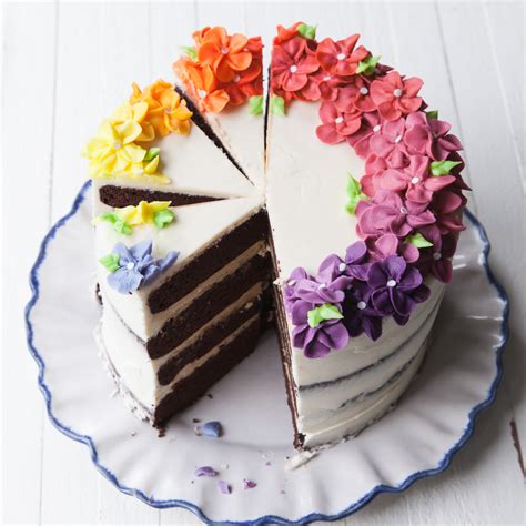 Flower Cake Chocolate Variations