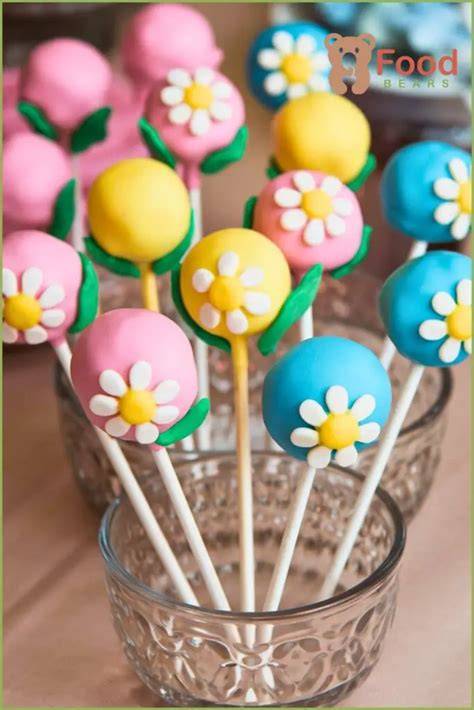 Flower Cake Pop Variations
