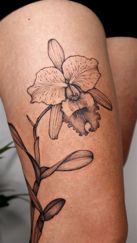 Flower Cattleya Tattoo