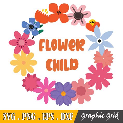 Download Flower Child SVG File - SVG Design Cut Files