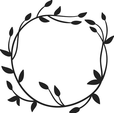 Download Flower Circle Frame For Silhouette
