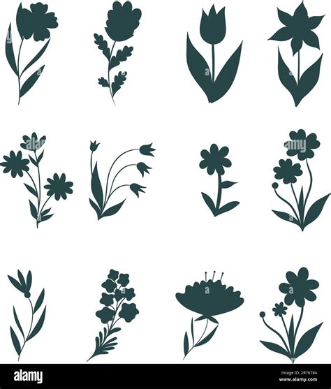 Download Flower Collection For Silhouette