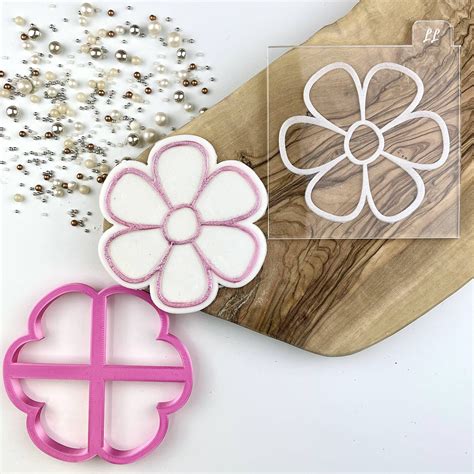 Flower Cookie Cutter And Embosser