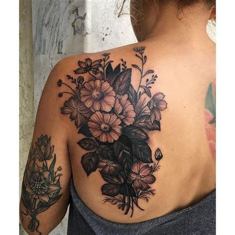 Flower Cover Up Tattoos