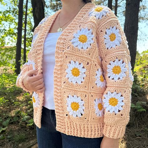 Flower Crochet Cardigan
